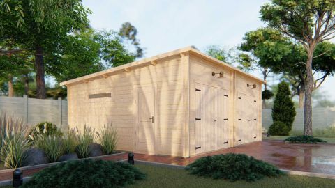 Wooden garage 7x5,5
