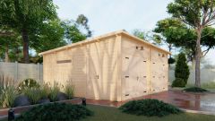 Wooden garage 7x5,5