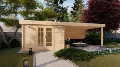 Garden shed Rapture 3,3x7,36